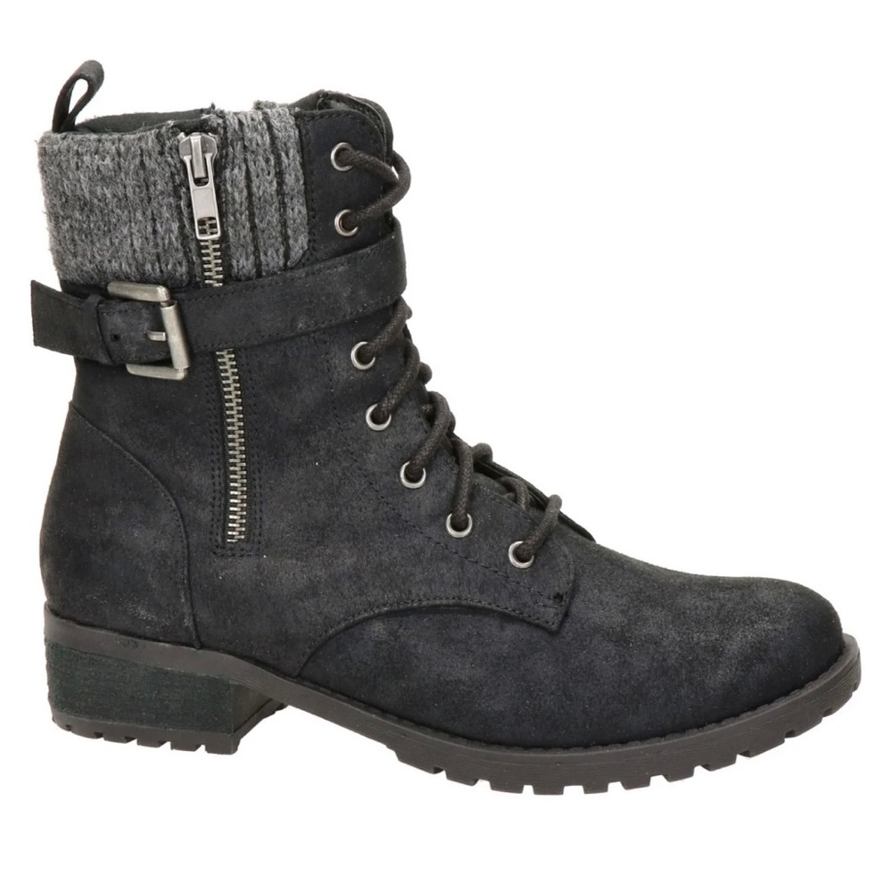 Skechers Dome Women’s Ankle Boots 7.5M with laces and zipper